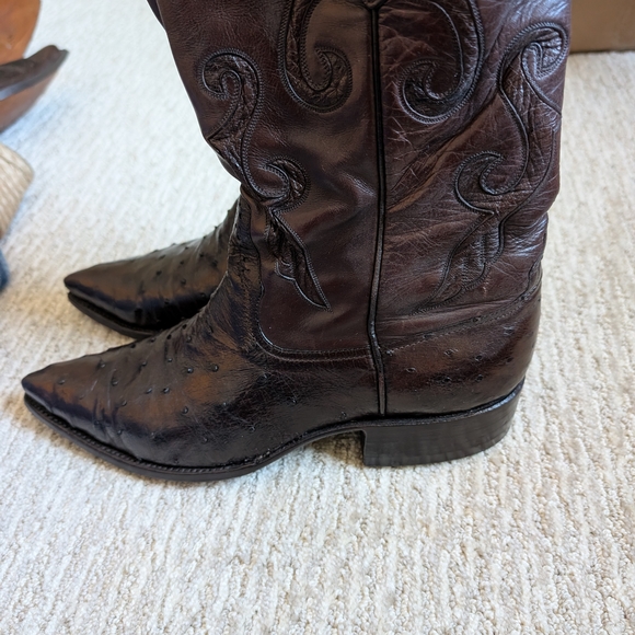 Rios of Mercedes Dark Brown Cowboy Boots - Picture 4 of 11